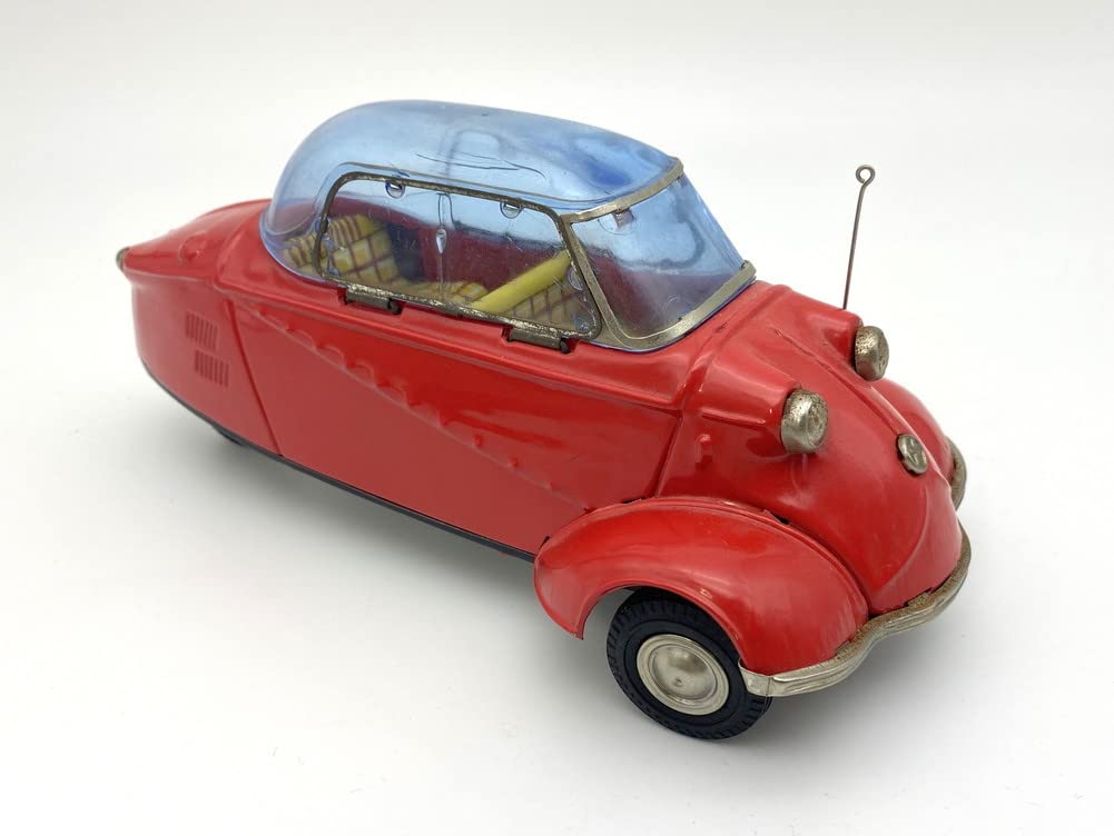 ブリキ　自動車　BANDAI　バンダイ　メッサーシュミット　緑色 ブリキ 自動車 BANDAI バンダイ メッサーシュミット 緑色